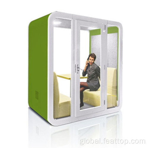 Double Sound Proof Office Pods Big Space Double Office Booth Private Talk Hidden Manufactory